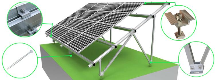 Ground System Overview of Solar Panel Mounting Accessories.jpg Ground System Overview of Solar Panel Mounting Accessories.jpg